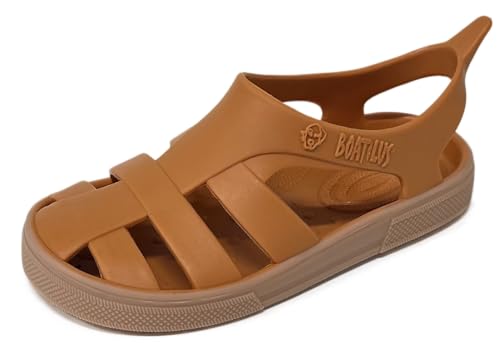BOATILUS BIOTY Meer- UND Strandsandalen FÜR Kinder BIOTY KÜRBIS/BEIGE TG.34/35 von BOATILUS smelly welly