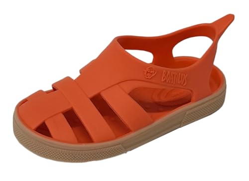 BOATILUS BIOTY Meer- UND Strandsandalen FÜR Kinder BIOTY Koralle/BEIGE TG.25 von BOATILUS smelly welly