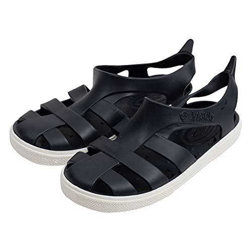 BOATILUS BIOTY MEER- UND STRANDSANDALEN FÜR KINDER BLAU-WEISS TG.22/23 von BOATILUS smelly welly