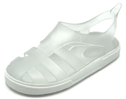 BOATILUS BIOTY Meer- UND Strandsandalen FÜR Kinder TRANSPARENT-Weiss TG.30/31 von BOATILUS smelly welly