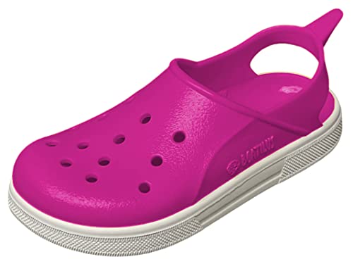 BOATILUS CLOGGY MEER- UND STRANDSANDALEN FÜR KINDER CLOGGY NEON FUCHSIE TG.22/23 von BOATILUS smelly welly