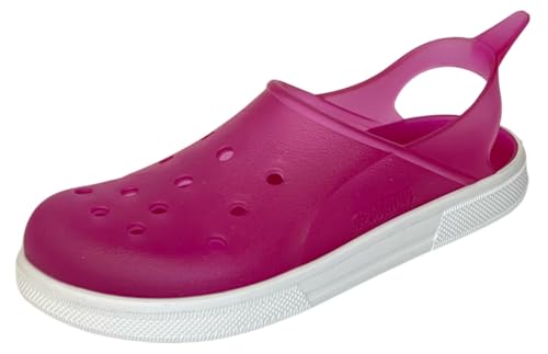 BOATILUS CLOGGY MEER- UND STRANDSANDALEN FÜR KINDER CLOGGY NEON FUCHSIE TG.26/27 von BOATILUS smelly welly
