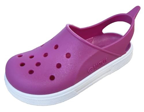 BOATILUS Cloggy Meer- UND Strandsandalen FÜR Kinder Cloggy NEON FUCHSIE05 TG.24/25 von BOATILUS smelly welly