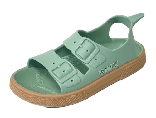 BOATILUS IRKY Veg Meer- UND Strandsandalen FÜR Kinder IRKY Veg GRÜN/BEIGE TG.26/27 von BOATILUS smelly welly