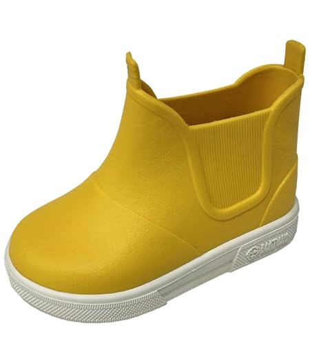 Boatilus BabyBeatly, Unisex, Kinder-Regenstiefel, 100% wasserdicht GELB Größe 28/29 von BOATILUS smelly welly