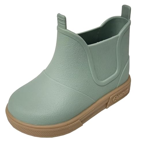 Boatilus BabyBeatly, Unisex, Kinder-Regenstiefel, 100% wasserdicht PASTELLGRÜN/BEIGE Größe 20 von BOATILUS smelly welly