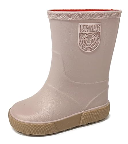 Boatilus Nautic Kinder Regenstiefel, Galoschen, Gartenstiefel - 100% wasserdicht, duftender Gummi, rutschfest - Antike Rose/Beige - Größe 23 Boatilus Nautic Kinder Regenstiefel, Galoschen, Gartenstiefel - 100% wasserdicht, duftender Gummi, rutschfest - Antike Rose/Beige - Größe 23 von BOATILUS smelly welly