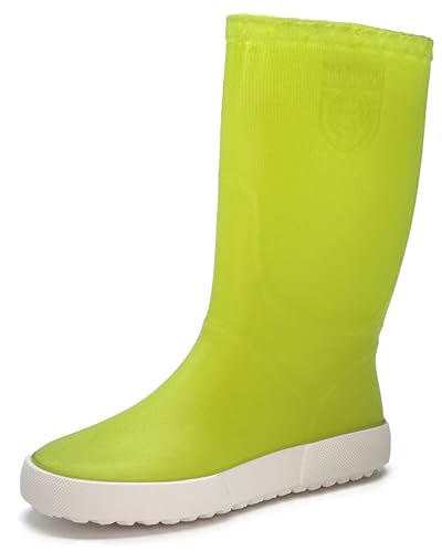 Boatilus Regenstiefel für Erwachsene, Damen, Herren, Giallo Neon, 30 EU von BOATILUS smelly welly