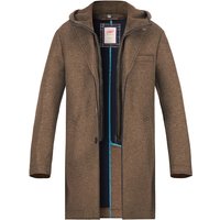 BOB Herren Mäntel braun Woll-Stretch unifarben von BOB