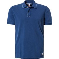 BOB Herren Polo-Shirt blau Baumwoll-Piqué von BOB