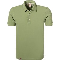 BOB Herren Polo-Shirt grün Baumwoll-Piqué von BOB