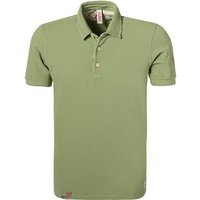 BOB Herren Polo-Shirt grün Baumwoll-Piqué von BOB