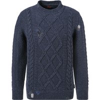 BOB Herren Pullover blau unifarben von BOB