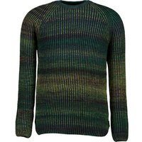 BOB Herren Pullover grün/Multicolor gemustert von BOB