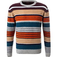 BOB Herren Pullover mehrfarbig Wolle gestreift von BOB