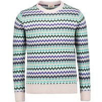 BOB Herren Pullover mehrfarbig Gemustert von BOB