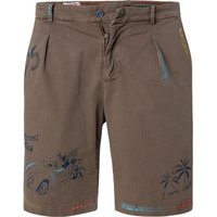 BOB Herren Shorts braun Baumwolle von BOB