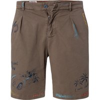 BOB Herren Shorts braun Baumwolle von BOB