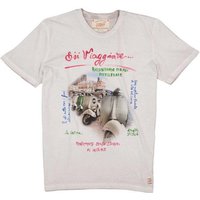 BOB Herren T-Shirt grau Baumwolle von BOB