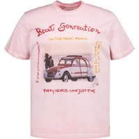 BOB Herren T-Shirt rosa Baumwolle von BOB