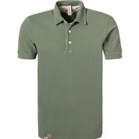 BOB Herren Polo-Shirt grün Baumwoll-Piqué von BOB