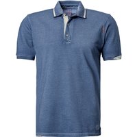 BOB Herren Polo-Shirt blau Baumwoll-Piqué von BOB