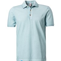 BOB Herren Polo-Shirt blau Baumwoll-Piqué von BOB