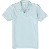 BOB Herren Polo-Shirt blau Baumwoll-Piqué von BOB