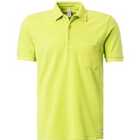 BOB Herren Polo-Shirt grün Baumwoll-Piqué von BOB