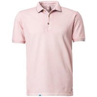 BOB Herren Polo-Shirt rosa Baumwoll-Piqué von BOB