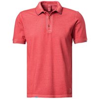 BOB Herren Polo-Shirt rot Baumwoll-Piqué von BOB