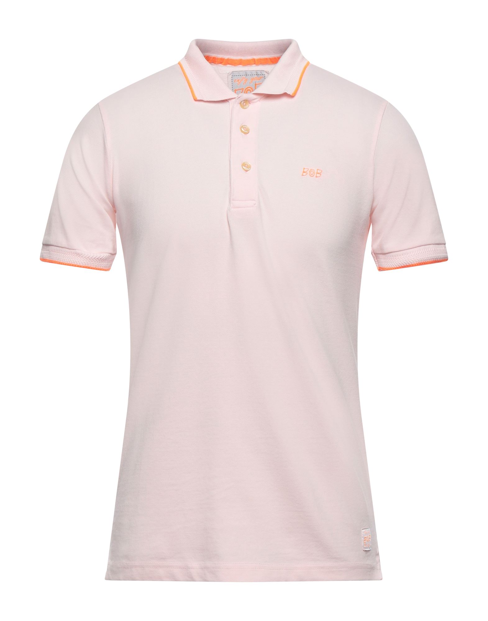 BOB Poloshirt Herren Rosa von BOB