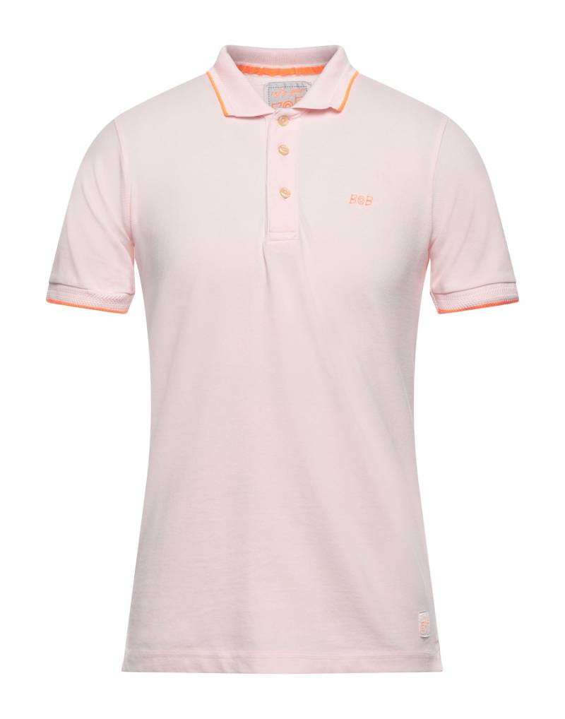 BOB Poloshirt Herren Rosa von BOB