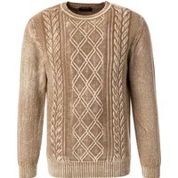 BOB Herren Pullover beige unifarben von BOB