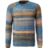 BOB Herren Pullover blau Gemustert von BOB