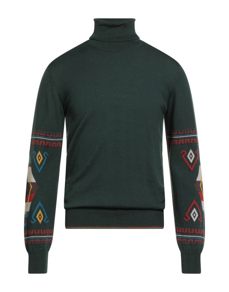 BOB Rollkragenpullover Herren Dunkelgrün von BOB