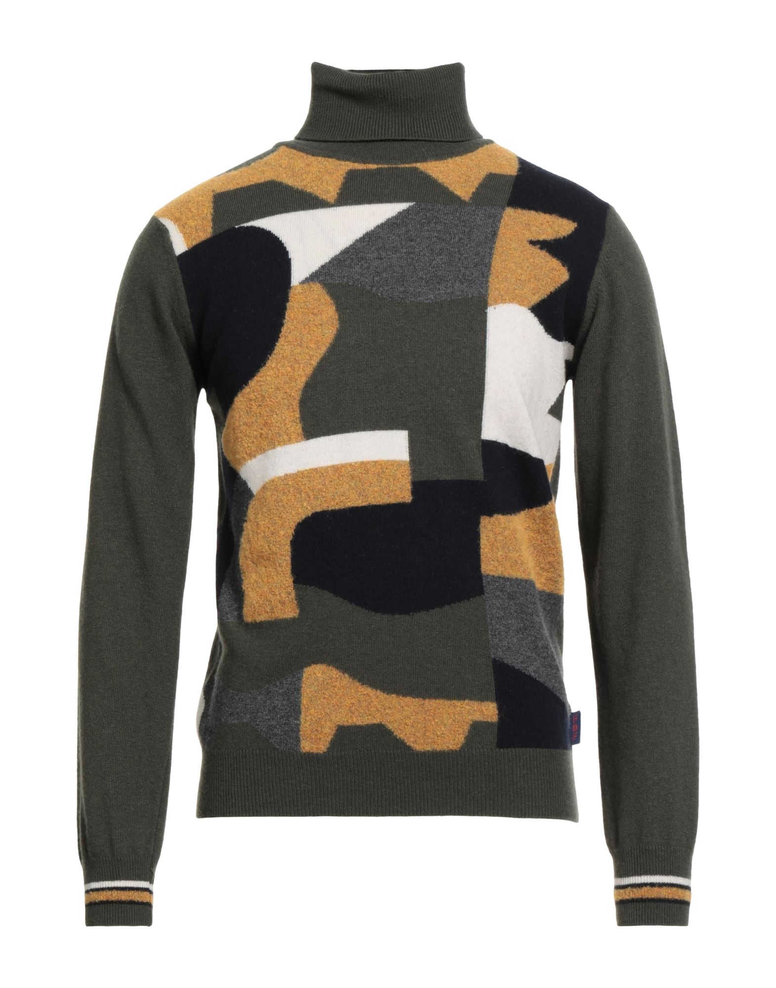 BOB Rollkragenpullover Herren Militärgrün von BOB