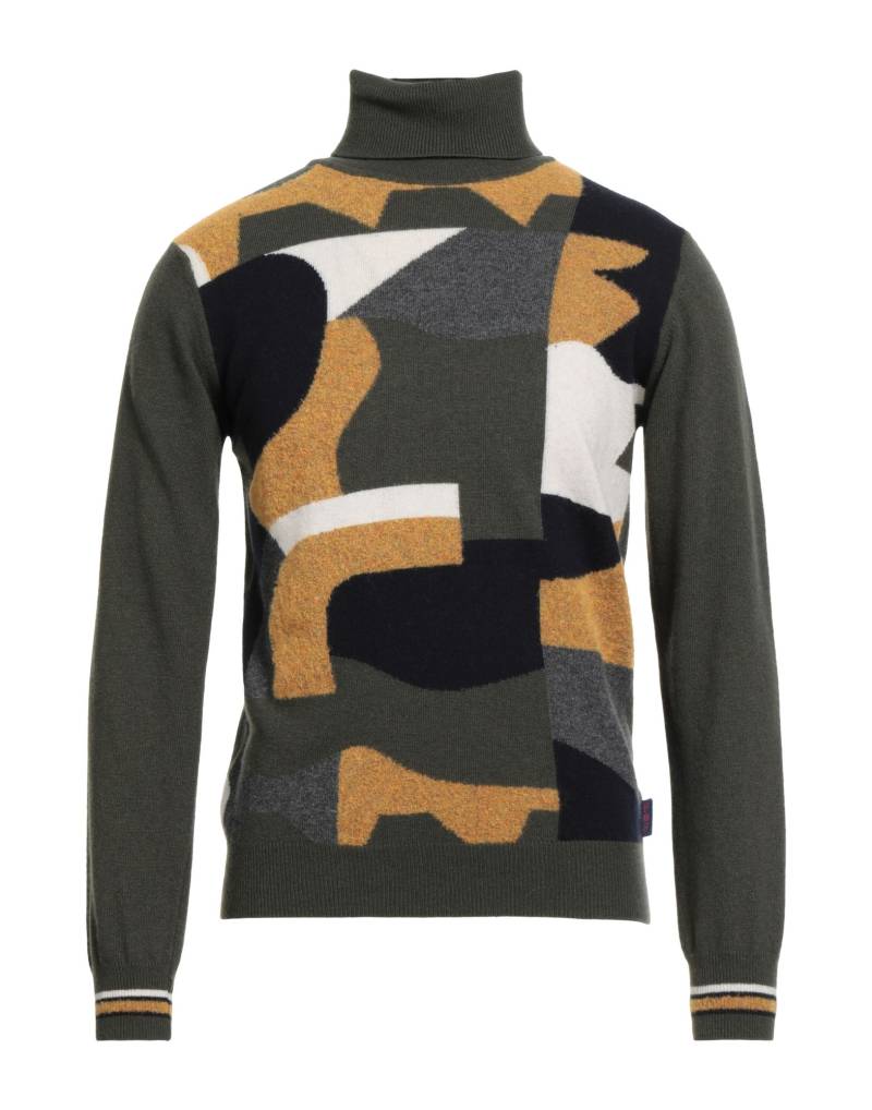 BOB Rollkragenpullover Herren Militärgrün von BOB