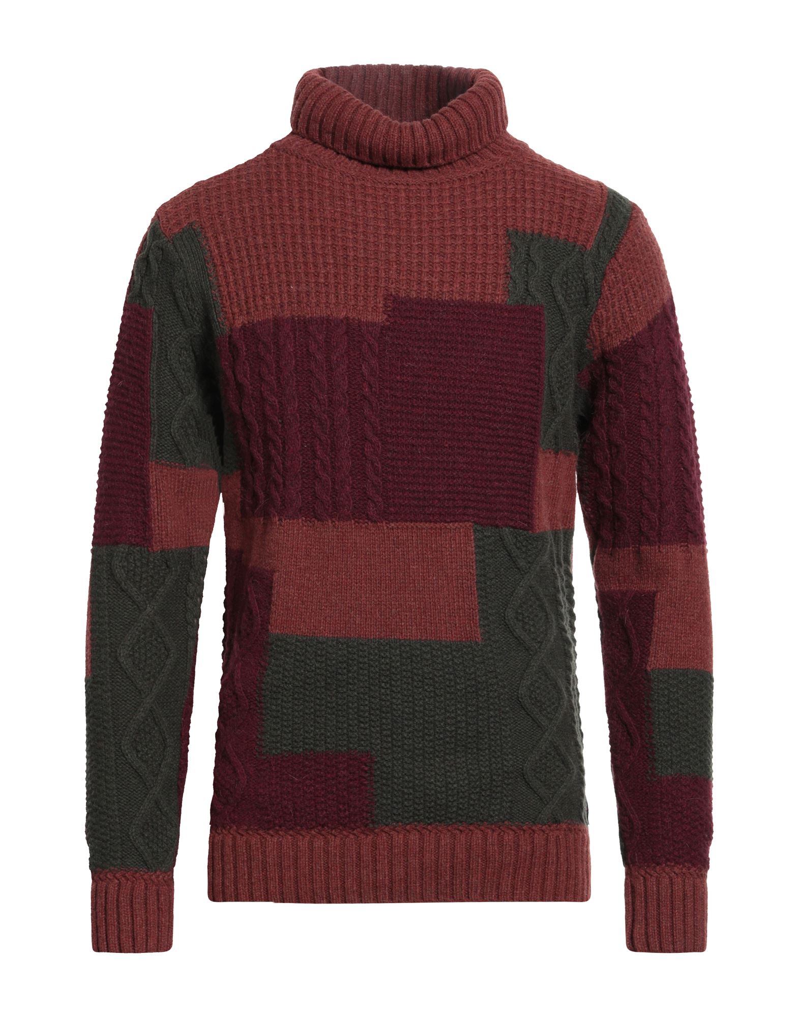 BOB Rollkragenpullover Herren Rostrot von BOB
