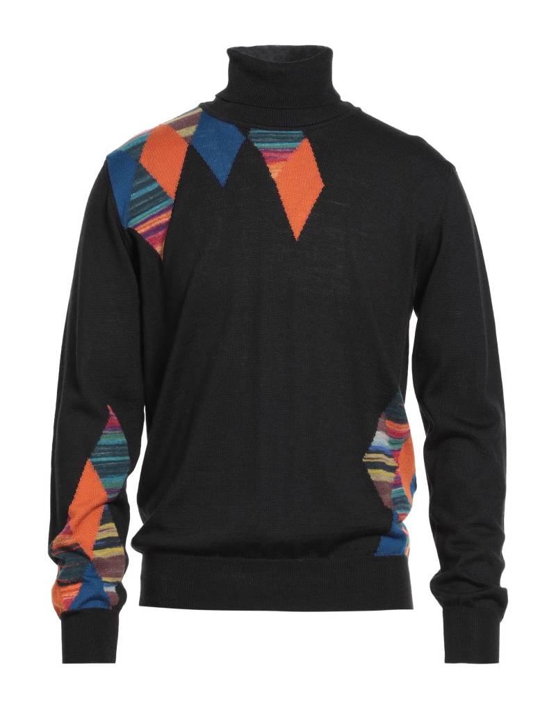 BOB Rollkragenpullover Herren Schwarz von BOB