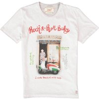 BOB Herren T-Shirt grau Baumwolle von BOB