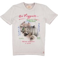 BOB Herren T-Shirt grau Baumwolle von BOB