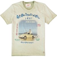 BOB Herren T-Shirt grün Baumwolle von BOB