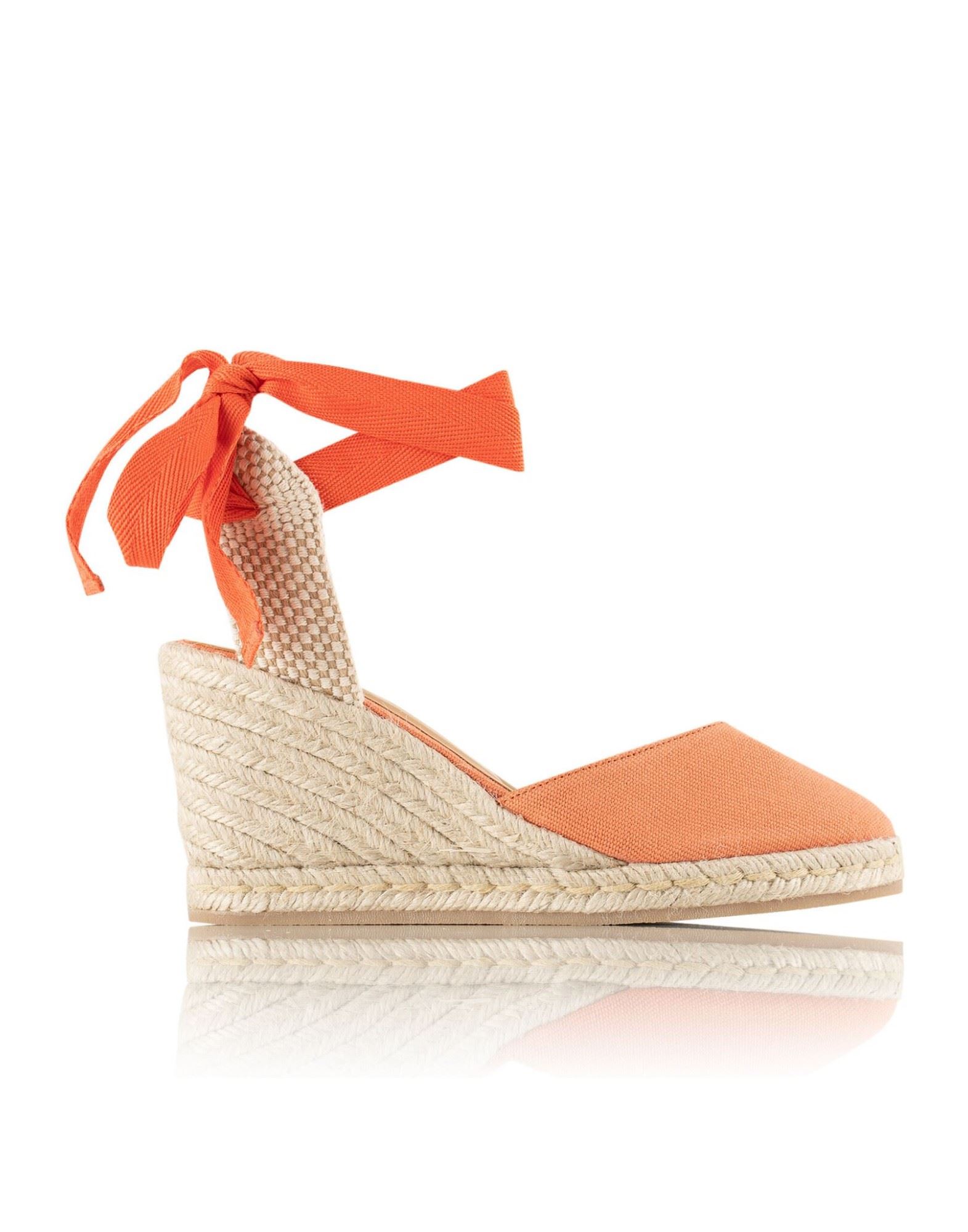 BOBBIES Espadrilles Damen Orange von BOBBIES