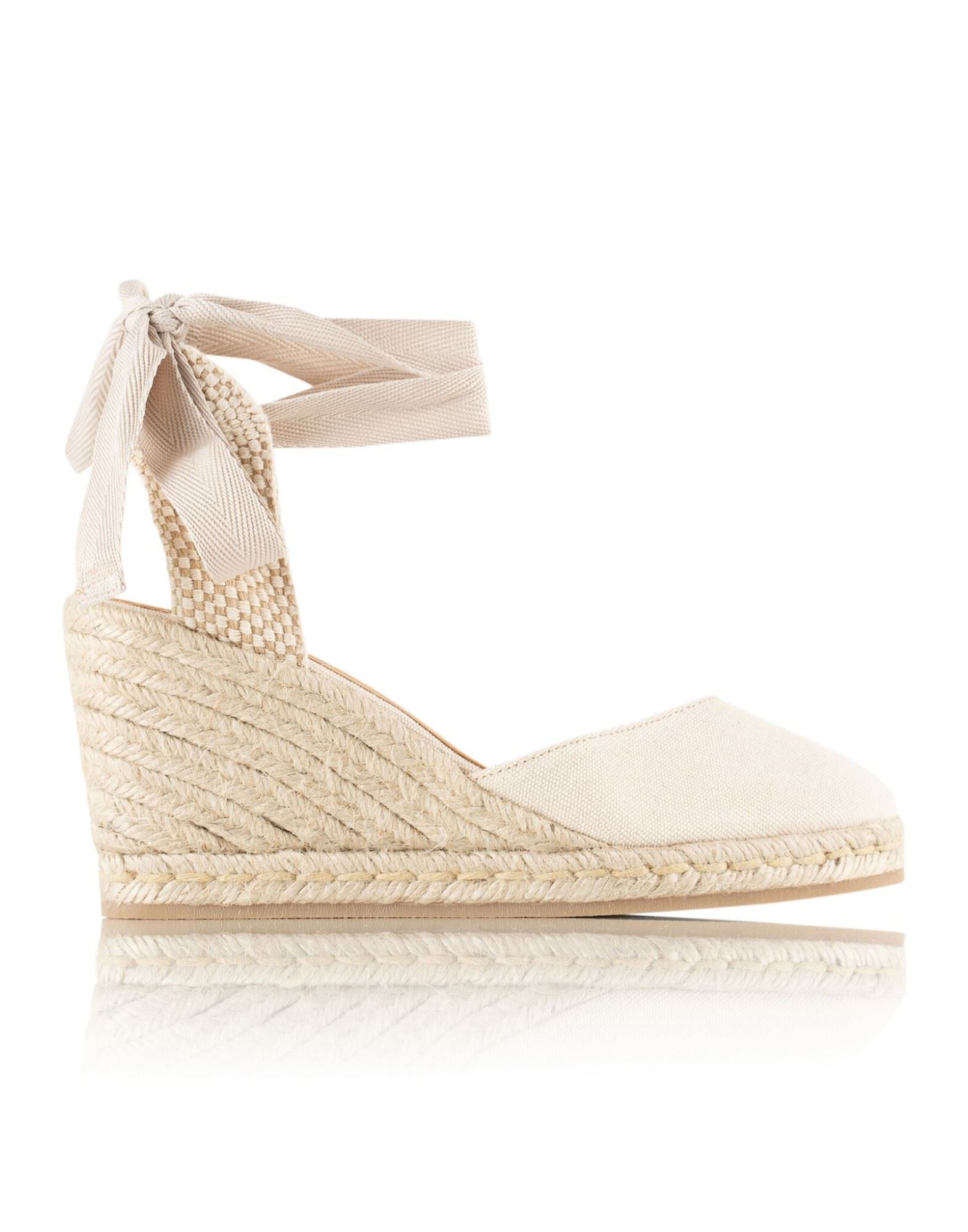 BOBBIES Espadrilles Damen Weiß von BOBBIES