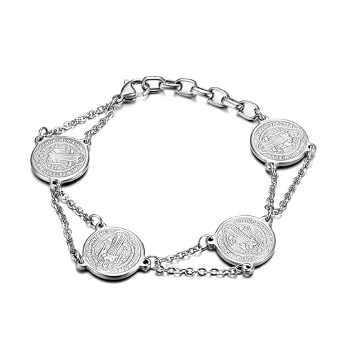 BOBIJOO JEWELRY - Bracelet Femme Médaille Saint-Benoît Acier Inoxydable 316L Protection Démon Exorcisme BOBIJOO JEWELRY - Bracelet Femme Médaille Saint-Benoît Acier Inoxydable 316L Protection Démon Exorcisme von BOBIJOO JEWELRY