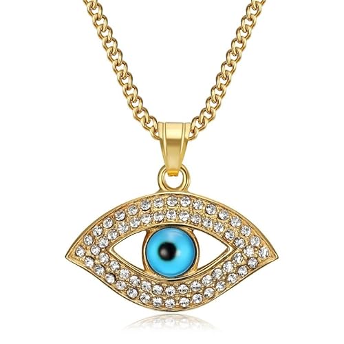 BOBIJOO JEWELRY - Collier Pendentif Oeil Bleu Symbole Chance Protection Acier inoxydable Or Doré Plaqué BOBIJOO JEWELRY - Collier Pendentif Oeil Bleu Symbole Chance Protection Acier inoxydable Or Doré Plaqué von BOBIJOO JEWELRY
