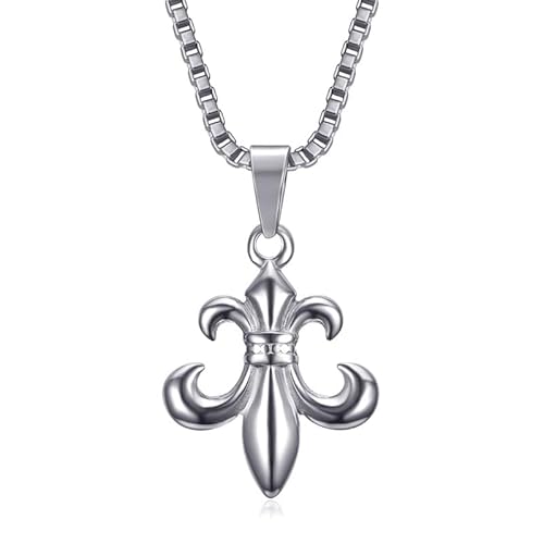 BOBIJOO JEWELRY - Discret Pendentif Doré Fleur de LYS Patriote templier Chevalier Acier Argent Chaîne BOBIJOO JEWELRY - Discret Pendentif Doré Fleur de LYS Patriote templier Chevalier Acier Argent Chaîne von BOBIJOO JEWELRY