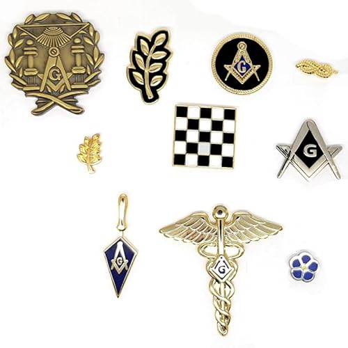 BOBIJOO JEWELRY - Lot Ensemble 10 Pin's Franc-Maçonnerie Colonnes Pavé Mosaïque Acacia Noeud Equerre Compas Myosotis G BOBIJOO JEWELRY - Lot Ensemble 10 Pin's Franc-Maçonnerie Colonnes Pavé Mosaïque Acacia Noeud Equerre Compas Myosotis G von BOBIJOO JEWELRY