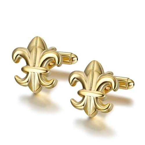 BOBIJOO JEWELRY - Paire de Boutons de Manchette Fleur de Lys France Doré Or Plaqué Lis 19x17mm BOBIJOO JEWELRY - Paire de Boutons de Manchette Fleur de Lys France Doré Or Plaqué Lis 19x17mm von BOBIJOO JEWELRY